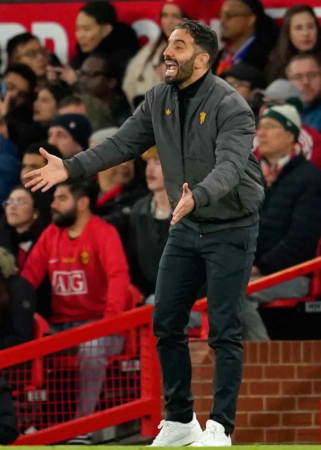 Ruben Amorim when he was managing Manchester United.